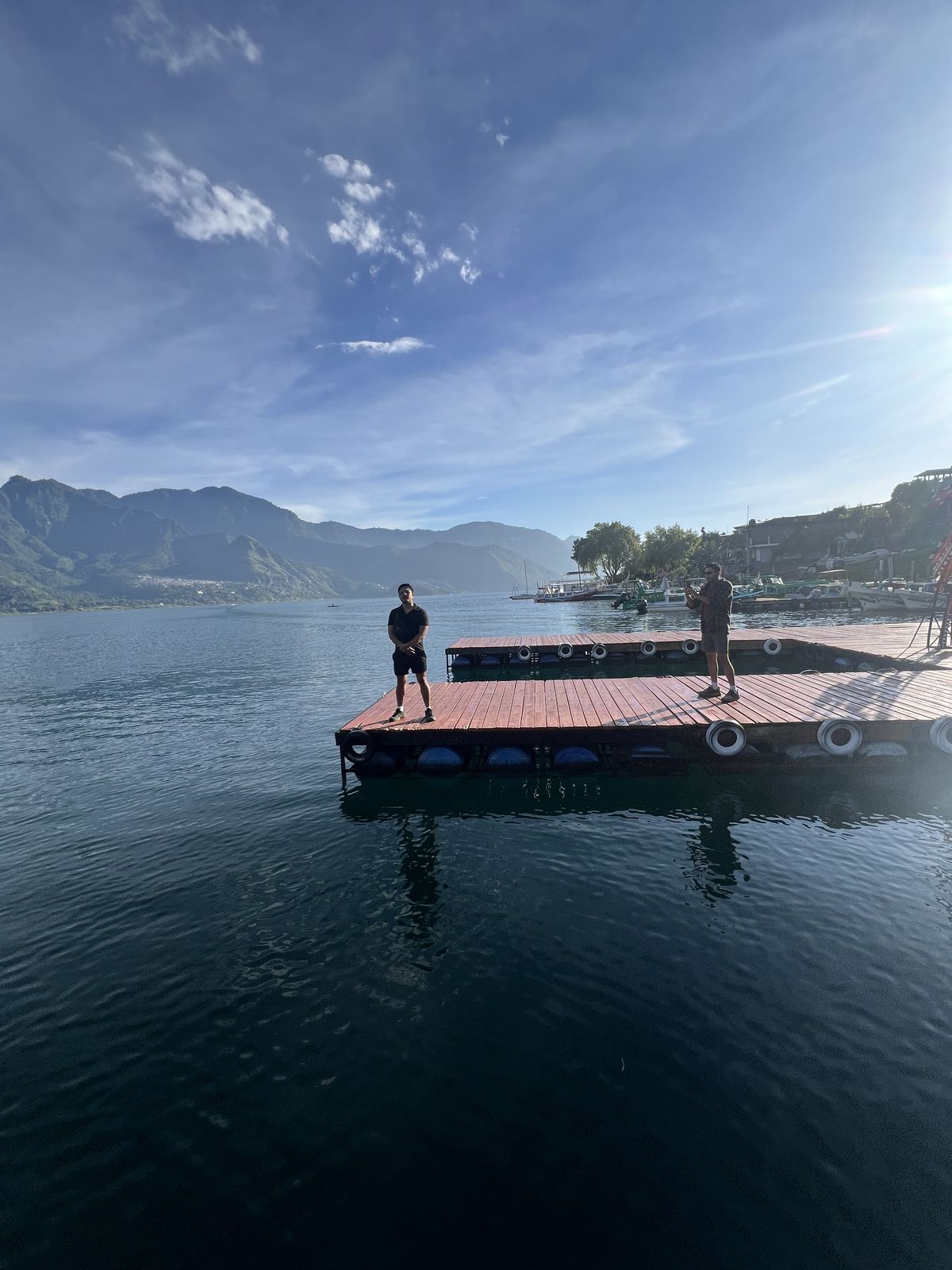 Dock on Lake Atitlán, Guatemala